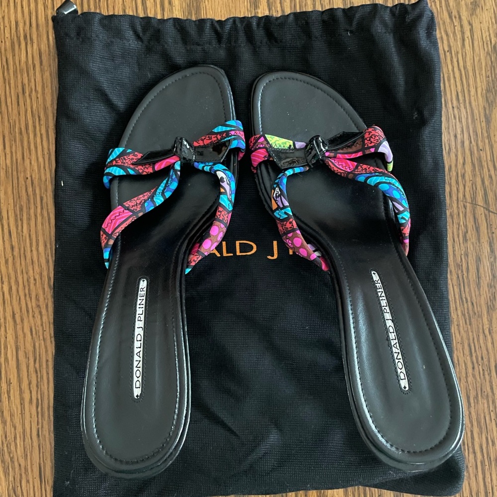 Donald Pliner open toe heels